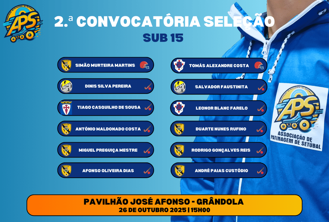 2ª CONVOCATÓRIA SUB15