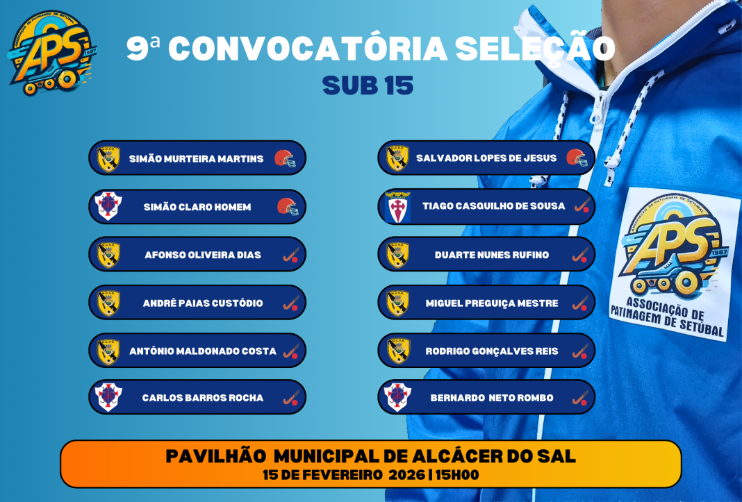 9º Convocatória Sub15